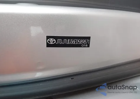 2014 Toyota Yaris Le (Tmc/Cbu Plant) из США, поврежденный, VIN JTDJTUD36ED589871